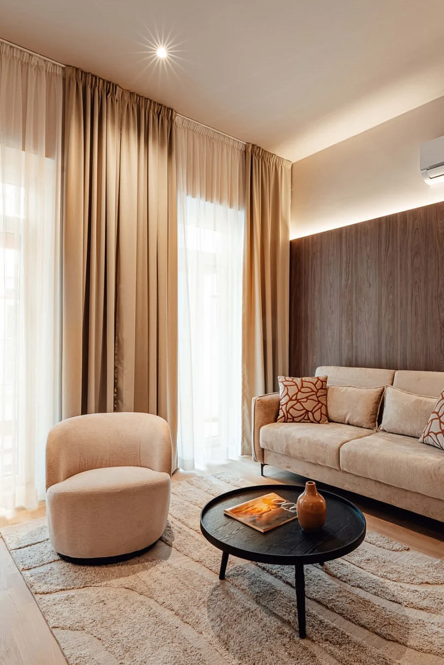 Projektiranje zavjesa za hotele od strane Scorpio Dekori, prilagođeno dizajnu i funkcionalnosti prostora